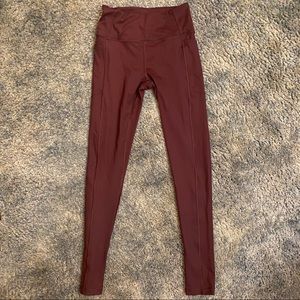 Maroon Victoria’s Secret Leggings